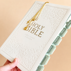 KJV Bible for Women with Custom Name and Personalized Charm