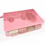 Biblia Reina Valera 1960 Fuente de Bendición Rosa PERSONALIZADA + Tabs