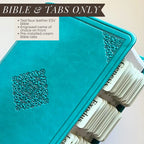 Personalized ESV Bible with Tabs and Gold Initial Charm
