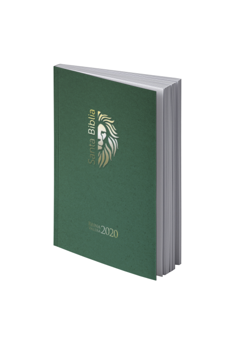 REINA VALERA 2020 ECONÓMICA. LETRA GRANDE. LEÓN DE JUDA VERDE