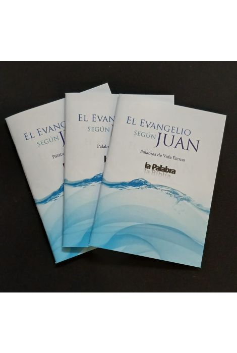 EVANGELIO DE JUAN "PALABRAS DE VIDA ETERNA". VERSIÓN LA PALABRA. PACK DE 20 UNIDADEDS